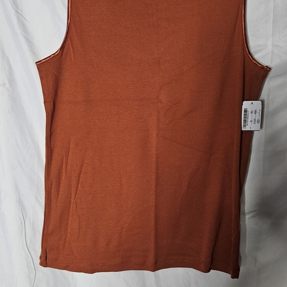 #8 Christopher & Banks Rust Tank Top - Picture 1 of 1
